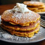 Fluffy Pumpkin Pancakes Autumn
