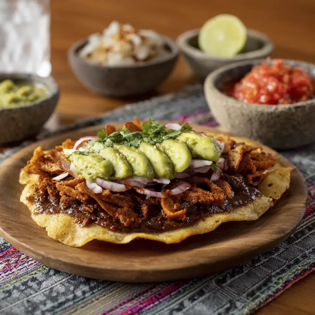 Tlayuda con Chicharrón: Delicia Mexicana Irresistible 111 Tlayuda con Chicharrón: Delicia Mexicana Irresistible
