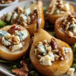 Peras Caramelizadas Rellenas Queso