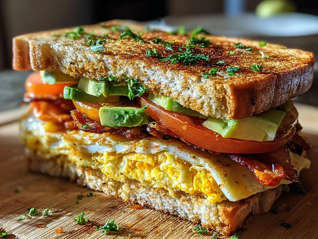Sandwich Desayuno Club: ¡Sabor Estelar! 69 Sandwich Desayuno Club: ¡Sabor Estelar! - Sandwich Desayuno Club Una - additional detail