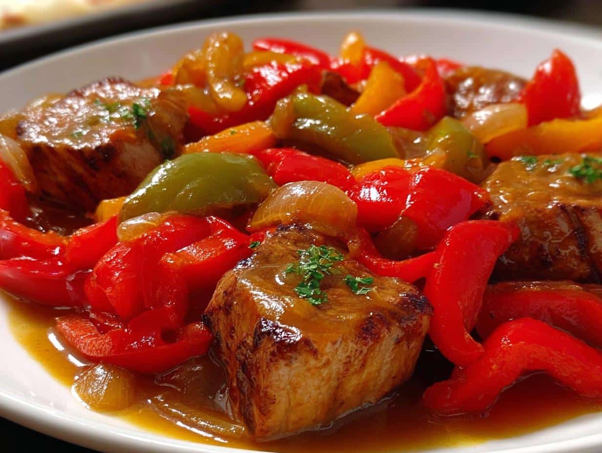 Solomillo Guisado Con Pimientos: 3 Opciones Deliciosas - Solomillo Guisado Con Pimientos - main visual representation