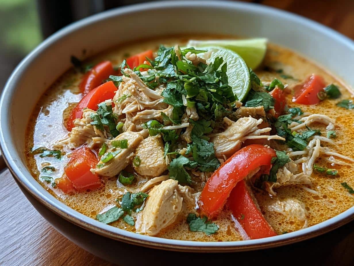 Deliciosa Sopa Tailandesa Pollo: ¡Una Sorpresa! 94 Deliciosa Sopa Tailandesa Pollo Una - Sopa Tailandesa Pollo Una - additional detail
