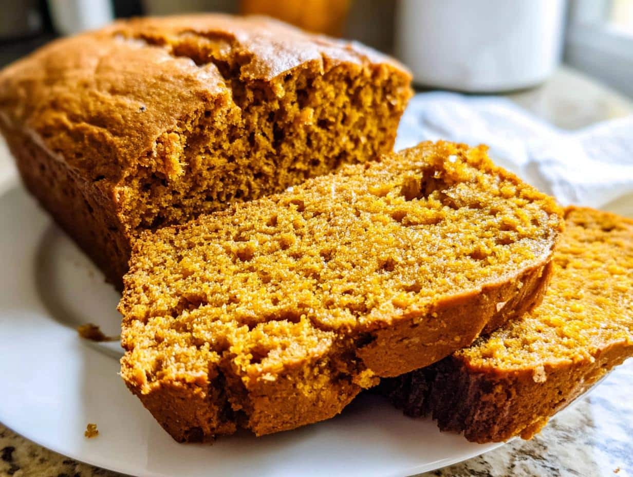 Delicioso Pan de Calabaza con Pudín de Vainilla 94 Delicioso Pan de Calabaza con Pudín de Vainilla - Vanilla Pudding Pumpkin Bread - additional detail