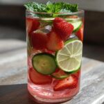 Agua Fresa Limon Pepino