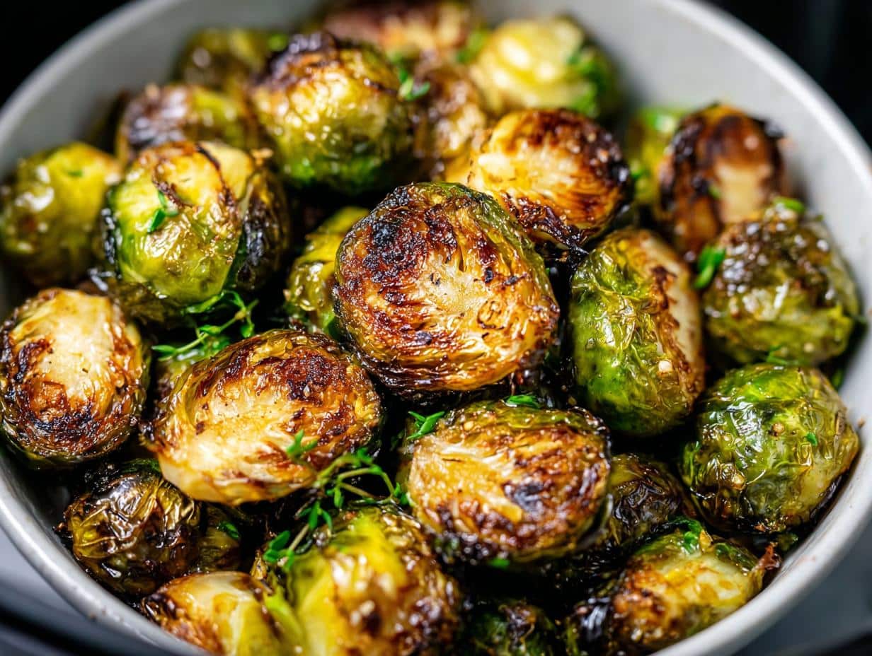 Air Fryer Brussels Sprouts: ¡Crujientes en 15 min! - Air Fryer Brussels Sprouts - additional detail