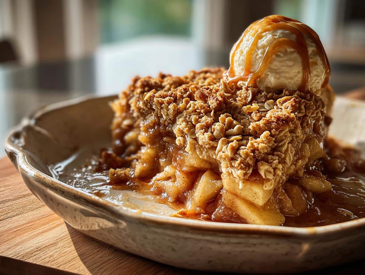Apple Crisp: Tu Delicioso Postre Otoñal 90 Apple Crisp: Tu Delicioso Postre Otoñal - Apple Crisp Autumn Dessert - additional detail