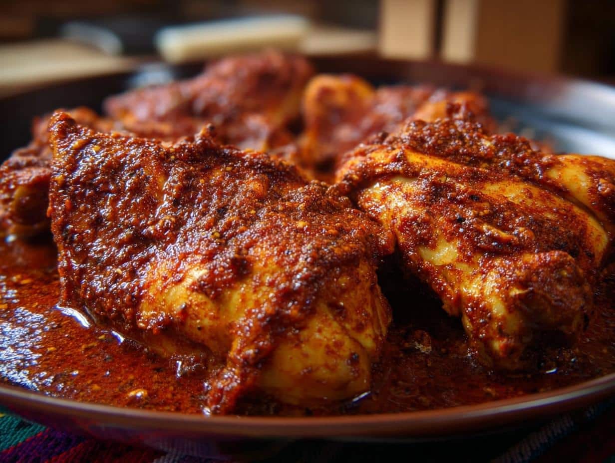 Deliciosa Barbacoa Pollo: Sabor Increíble - Pollo jugoso bañado en salsa barbacoa