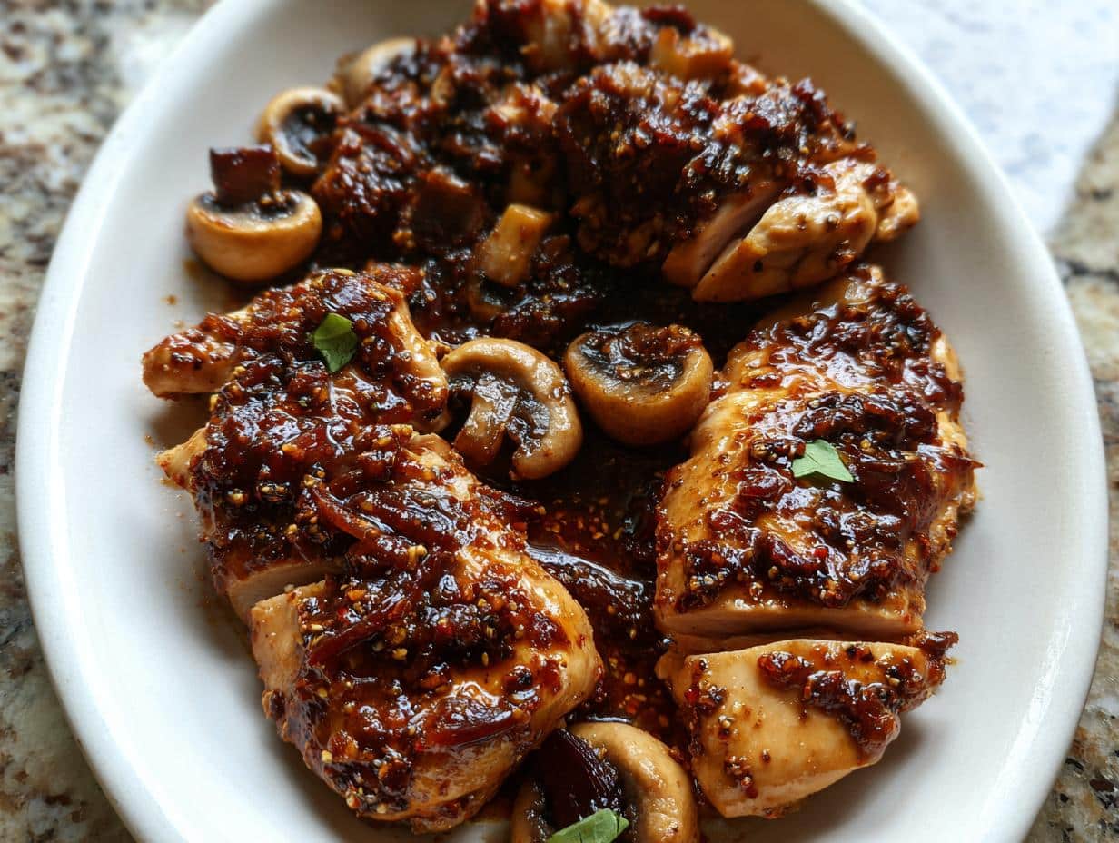 Pollo con Champiñones: Delicia Picante 5 Estrellas - Black Pepper Chicken Mushrooms - additional detail