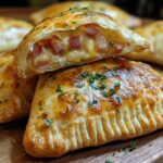 Bolsillos Rellenos Jamon Queso