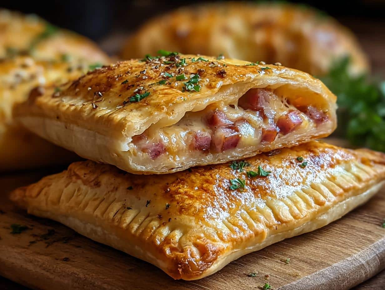 Bolsillos Rellenos Jamon Queso: 15 Minutos Wow - Bolsillos Rellenos Jamon Queso - additional detail