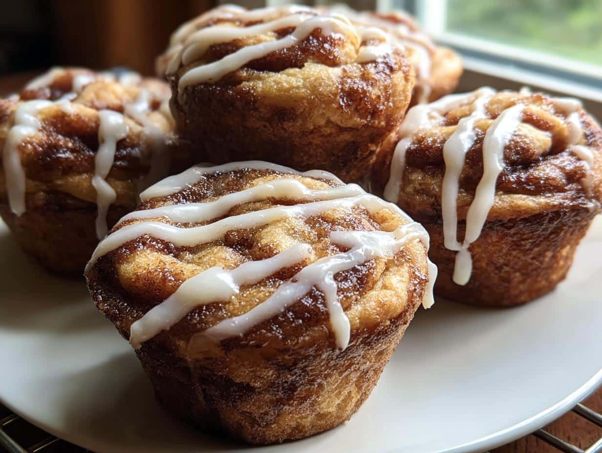Deliciosos Cinnamon Roll Muffins Twist 6 Maneras - Cinnamon Roll Muffins Twist - additional detail