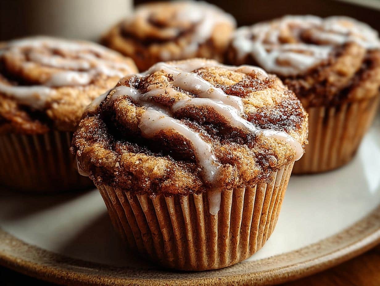 Cinnamon Roll Protein Muffins: ¡Éxito 15 min! - Cinnamon Roll Protein Muffins - additional detail