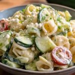 Creamy Cucumber Pasta Salad