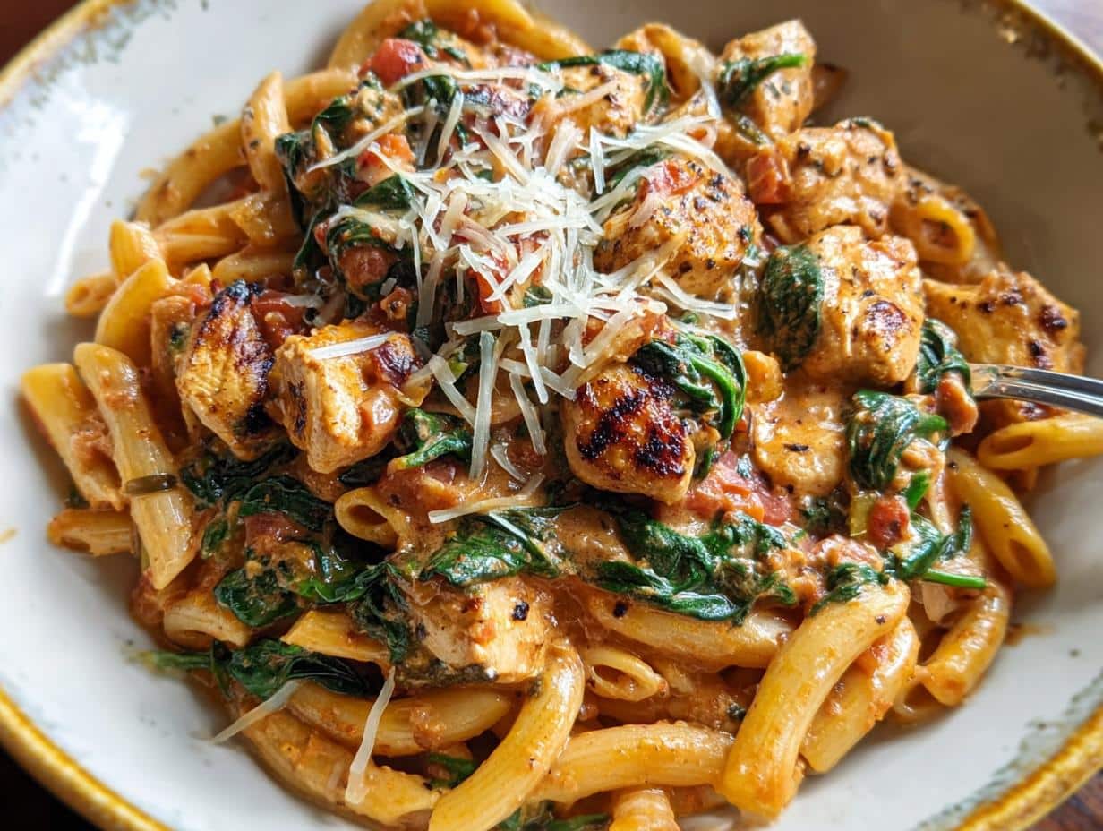 Soy tu Pollo Cremoso con Tomate y Espinacas Soñado 85 Soy tu Pollo Cremoso con Tomate y Espinacas Soñado - Creamy Tomato Spinach Chicken - additional detail
