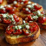 Crostini Tomate Asado Ajo