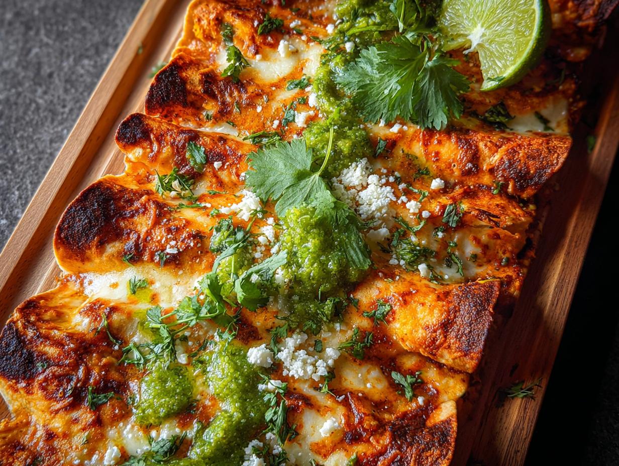 Deliciosas Enchiladas Calabaza Asada: 1 secreto 105 Deliciosas Enchiladas Calabaza Asada: 1 secreto - Primer plano de enchiladas de calabaza asada servidas