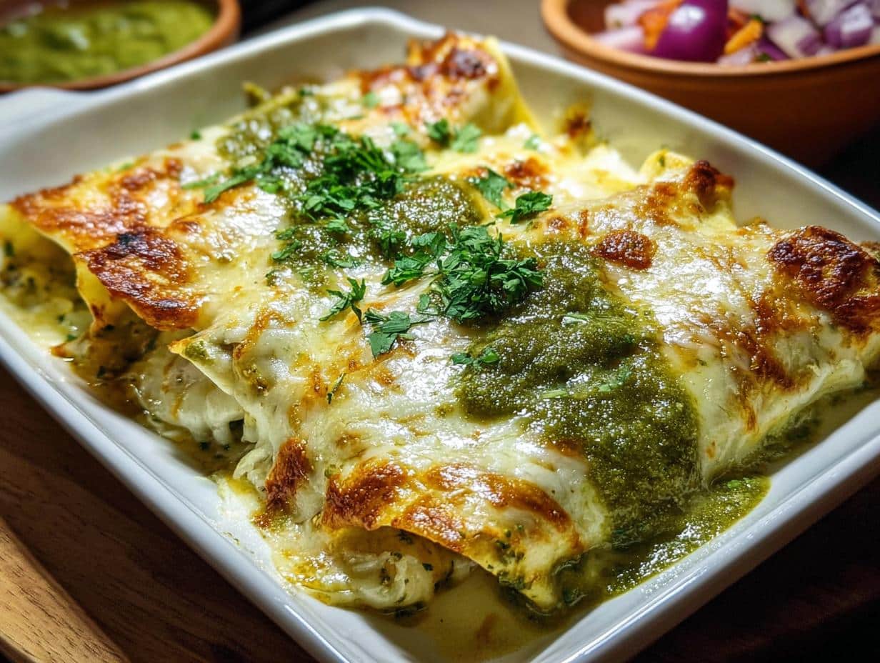 Enchiladas Suizas: ¡Un Placer Cremoso en 30 Min! - Enchiladas Suizas - additional detail