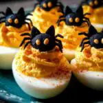 Halloween Deviled Eggs Spooktacularly