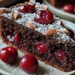 Pastel Chocolate Cerezas Amaretto