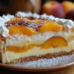 Pastel Facil Duraznos Crema