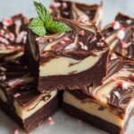 Peppermint Swirl Fudge Festive
