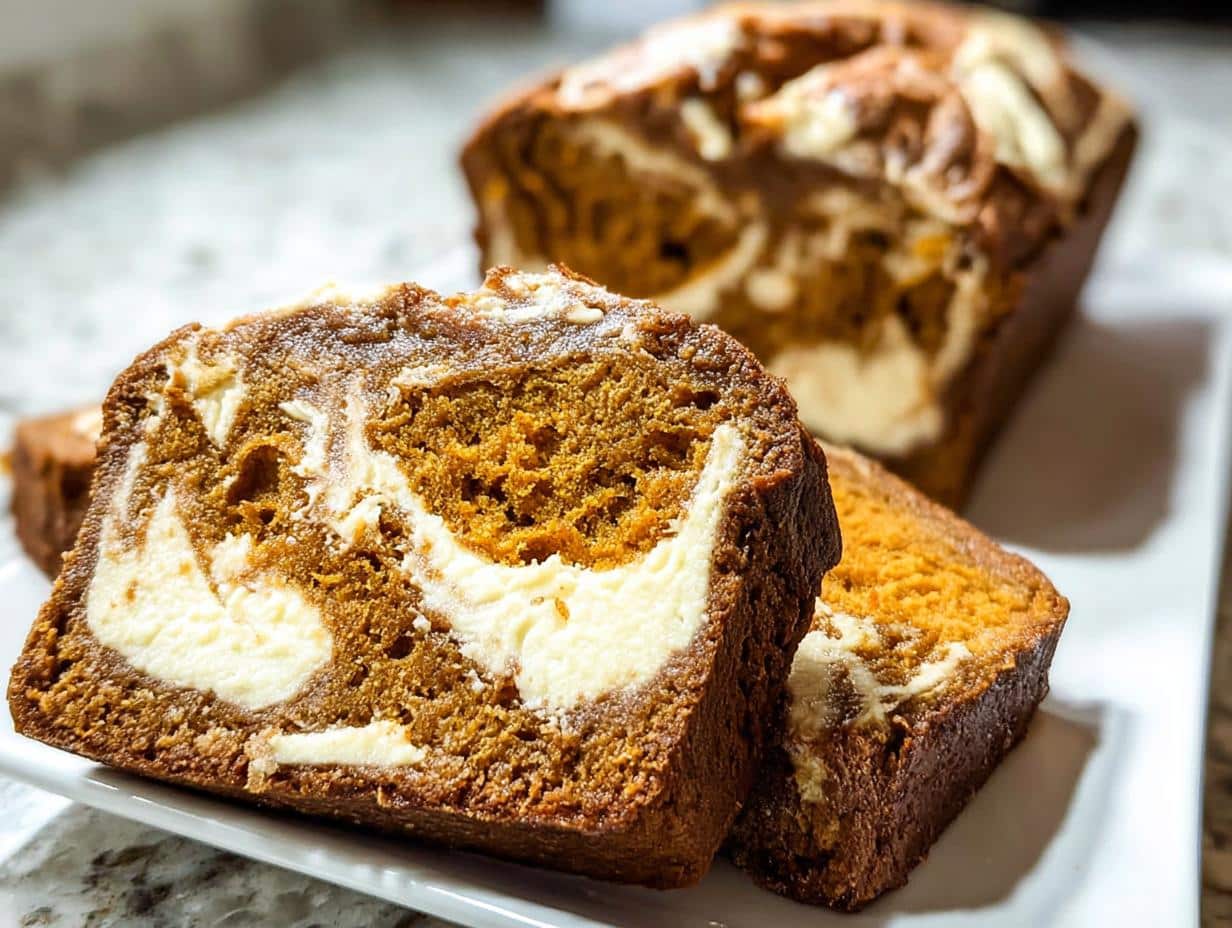Pan de Calabaza Queso Crema: ¡Delicia 2025! - Pumpkin Cream Cheese Bread - additional detail