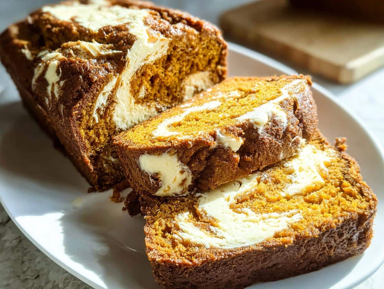 Pan de Calabaza Queso Crema: ¡Delicia 2025! - Pumpkin Cream Cheese Bread - additional detail