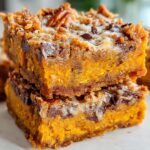 Pumpkin Magic Bars Fall