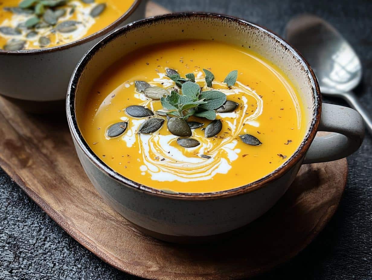 Sopa Calabaza Asada: Increíble Receta 1 93 Sopa Calabaza Asada: Increíble Receta 1 - Roasted Butternut Squash Soup - additional detail