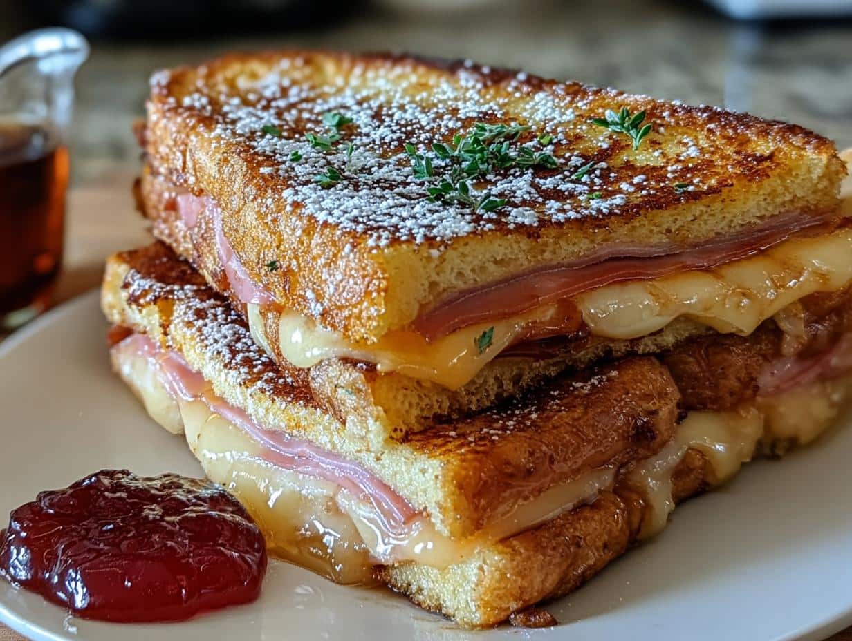 Sandwich Monte Cristo Dulce: 2 Bocados Irresistibles - Sandwich Monte Cristo Dulce - additional detail