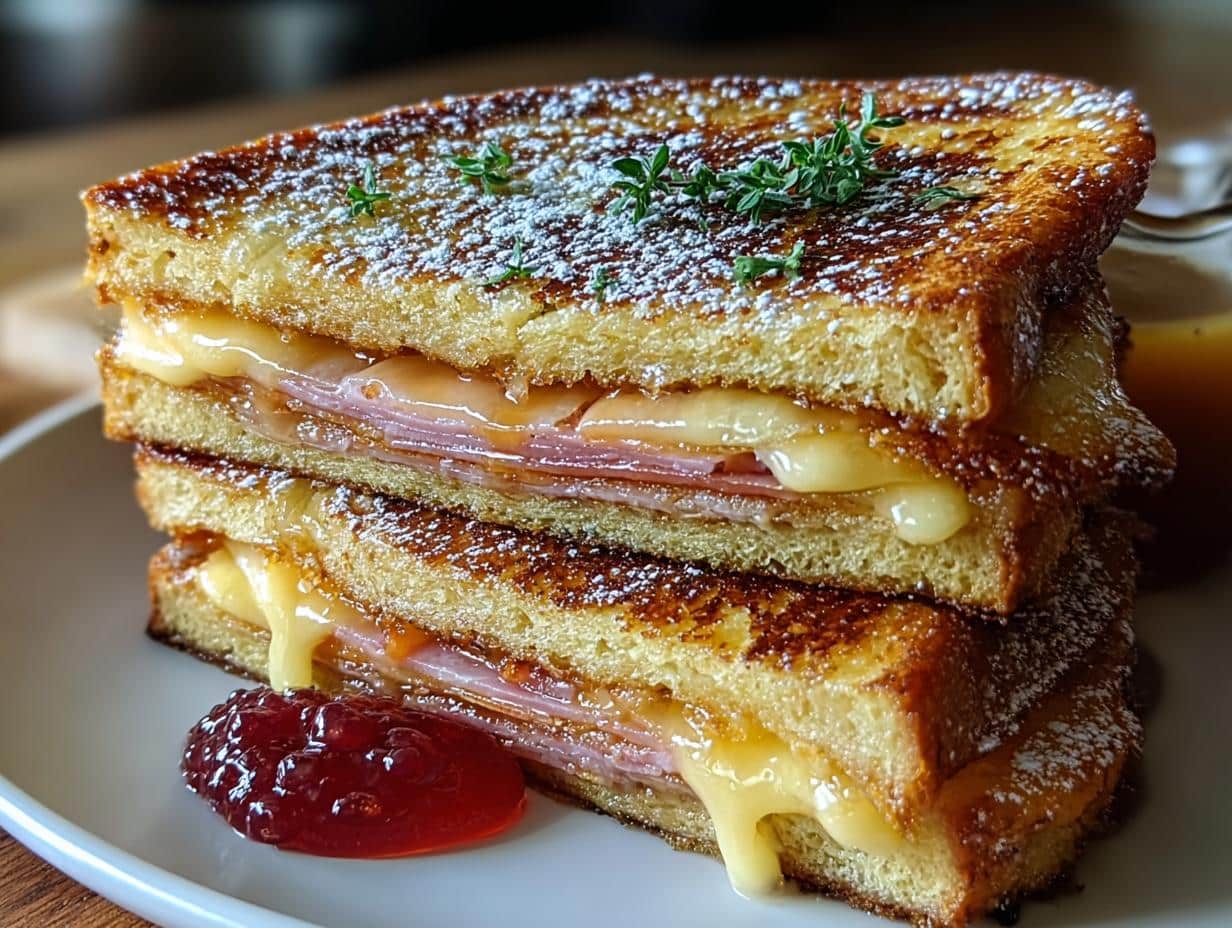 Sandwich Monte Cristo Dulce: 2 Bocados Irresistibles - Sandwich Monte Cristo Dulce - additional detail