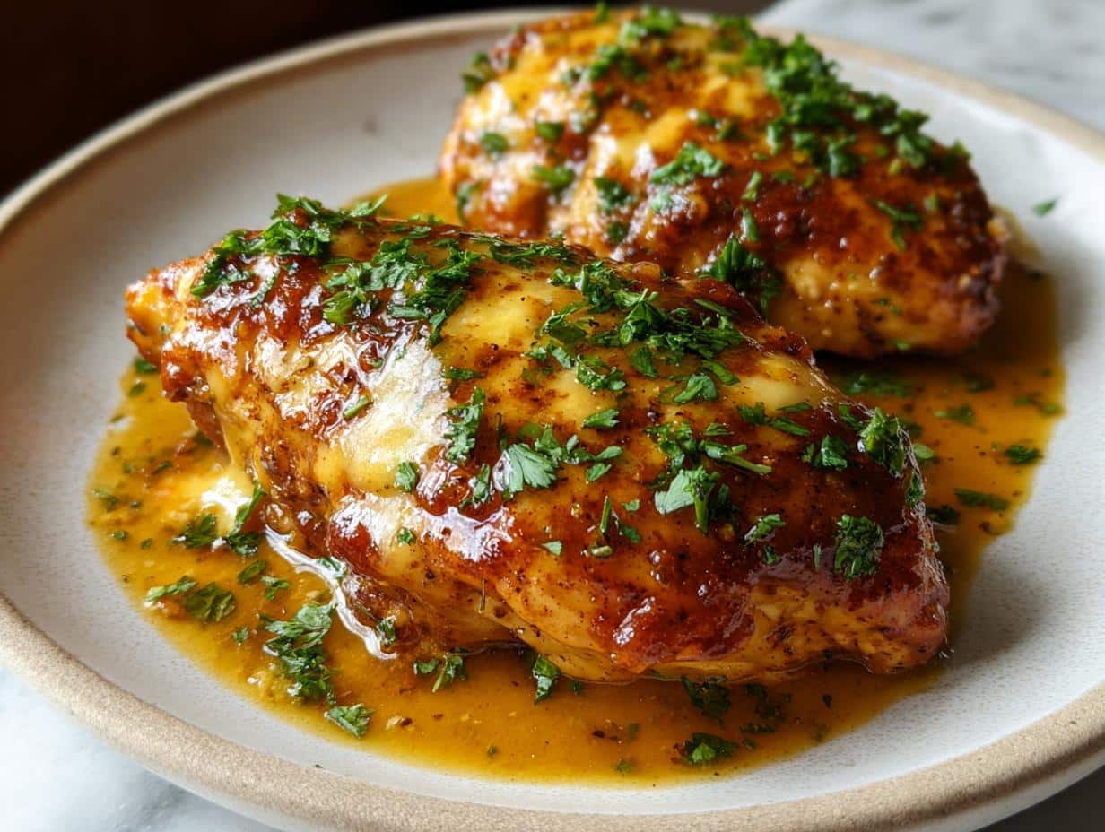 Sartén Pollo Mantequilla Estilo: 1 Sabor Ganador 53 Sartén Pollo Mantequilla Estilo: Pollo jugoso bañado en salsa de mantequilla y miel