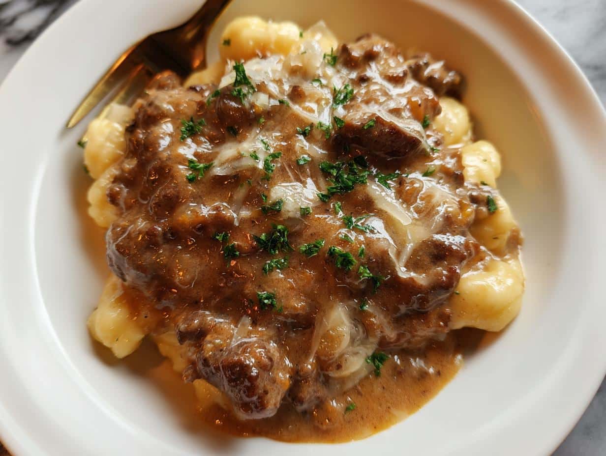 Stroganoff Carne Molida: ¡Delicioso y Rápido! - Stroganoff Carne Molida Cocinando - additional detail
