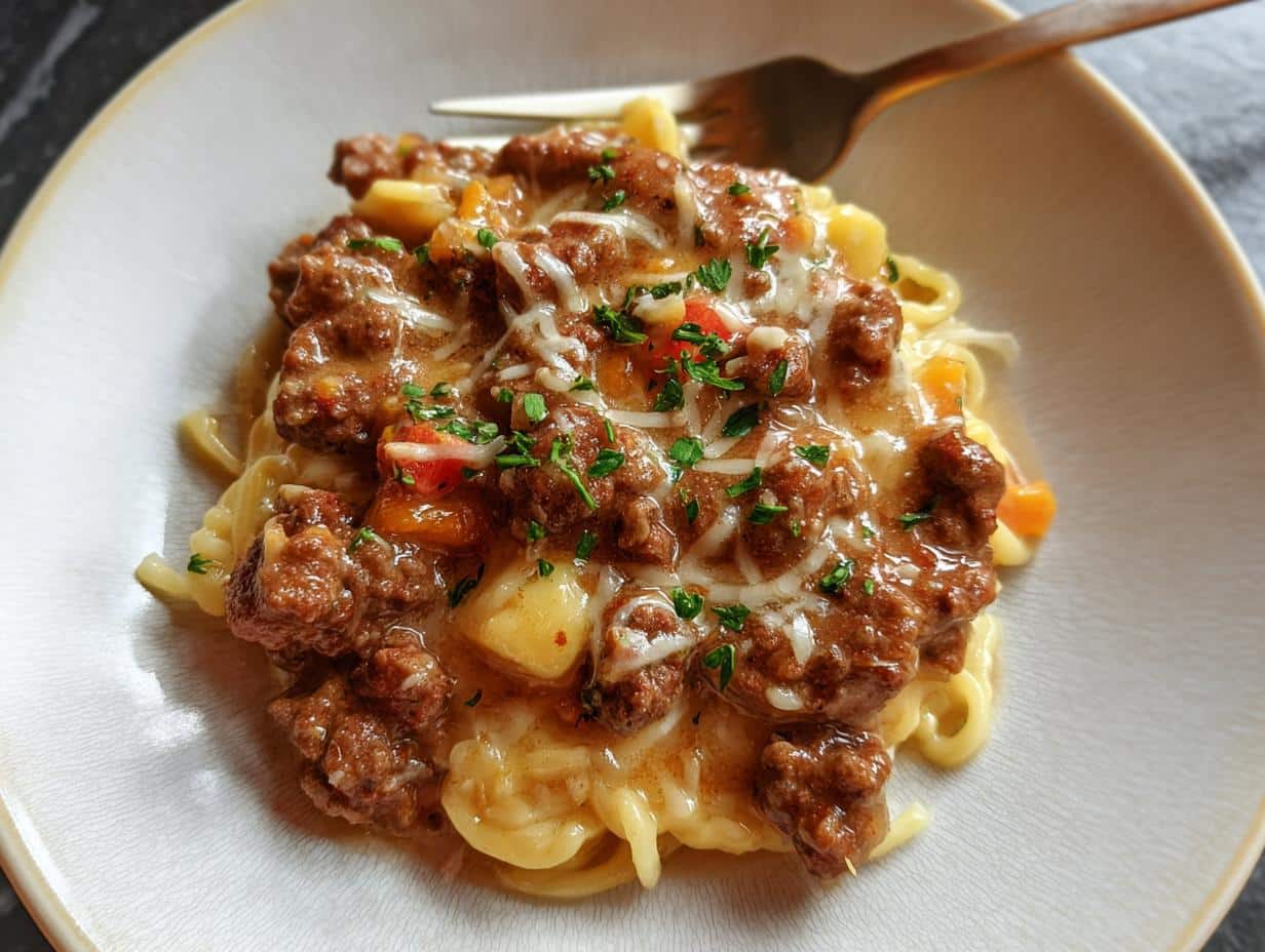 Stroganoff Carne Molida: ¡Delicioso y Rápido! - Stroganoff Carne Molida Cocinando - additional detail