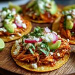 Tinga Pollo Tostadas Una