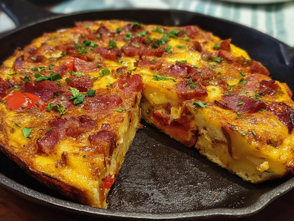 Tortilla Española con Chorizo: Sabor Delicioso - Tortilla Espanola Con Chorizo - additional detail
