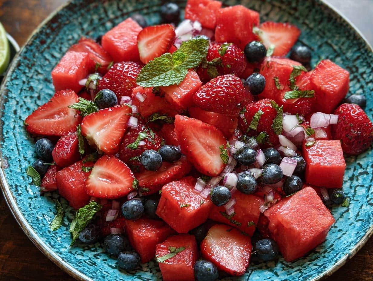 Sandía Refrescante: ¡La Delicia Más Fácil! 5 Sandía Refrescante: ¡La Delicia Más Fácil! - Watermelon Fruit Salad Refreshing - additional detail