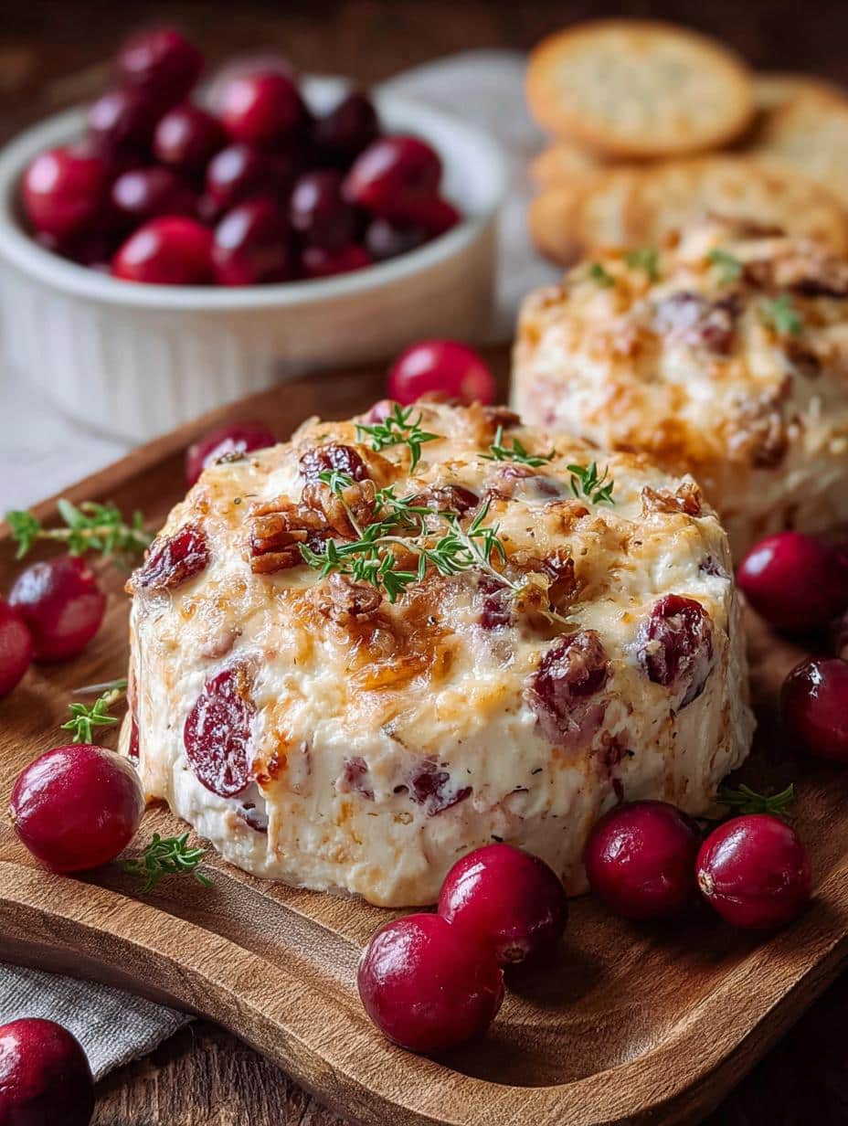 Increíble Baked Cranberry Cream Cheese en 1 Paso - Baked Cranberry Cream Cheese - main visual representation