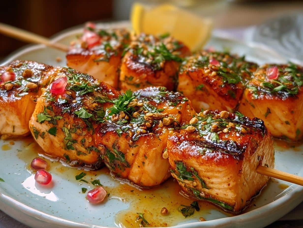 Brochetas Salmon Con Miel: Delicia en 30 Min - Brochetas Salmon Con Miel - additional detail