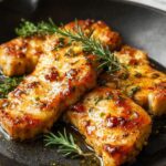 Chuletas Cerdo Selladas Sarten