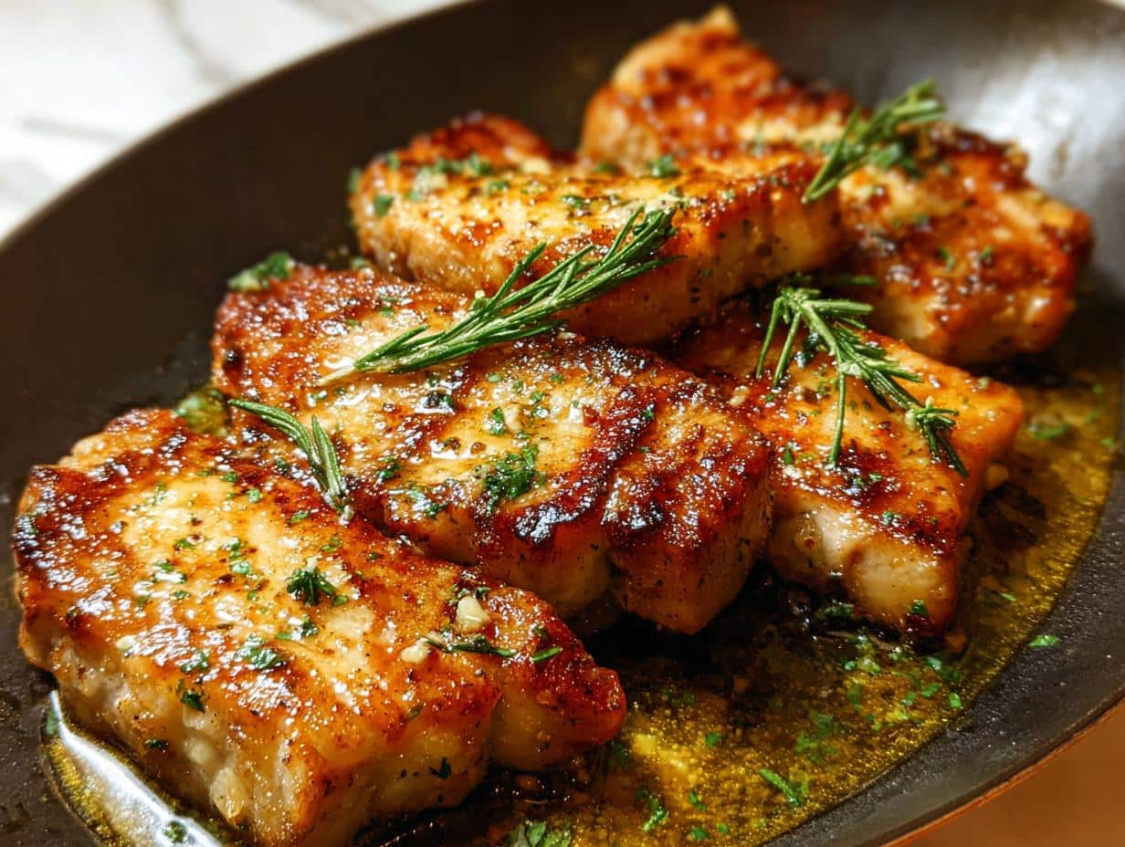 Chuletas Cerdo Selladas: ¡Magia 20 Min! - Chuletas Cerdo Selladas Sarten - additional detail