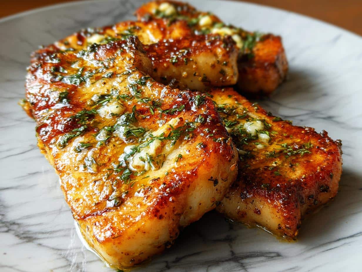 Chuletas Cerdo Selladas: ¡Magia 20 Min! - Chuletas Cerdo Selladas Sarten - additional detail