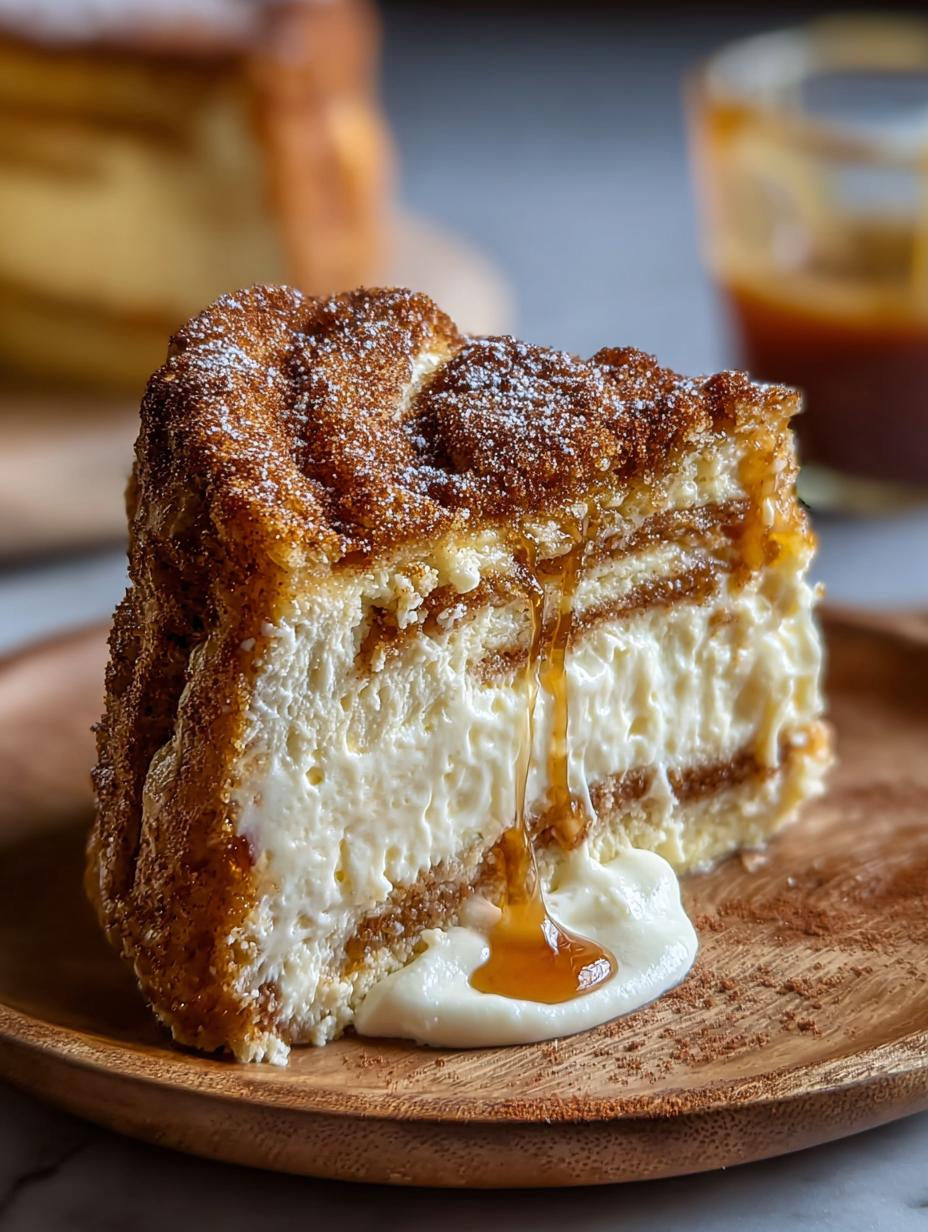 ¡1 Postre Churro Cheesecake Decadente Impresionante! 102 ¡1 Postre Churro Cheesecake Decadente Impresionante! - Churro Cheesecake Decadent Dessert - additional detail