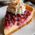 Cranberry Custard Pie Festive