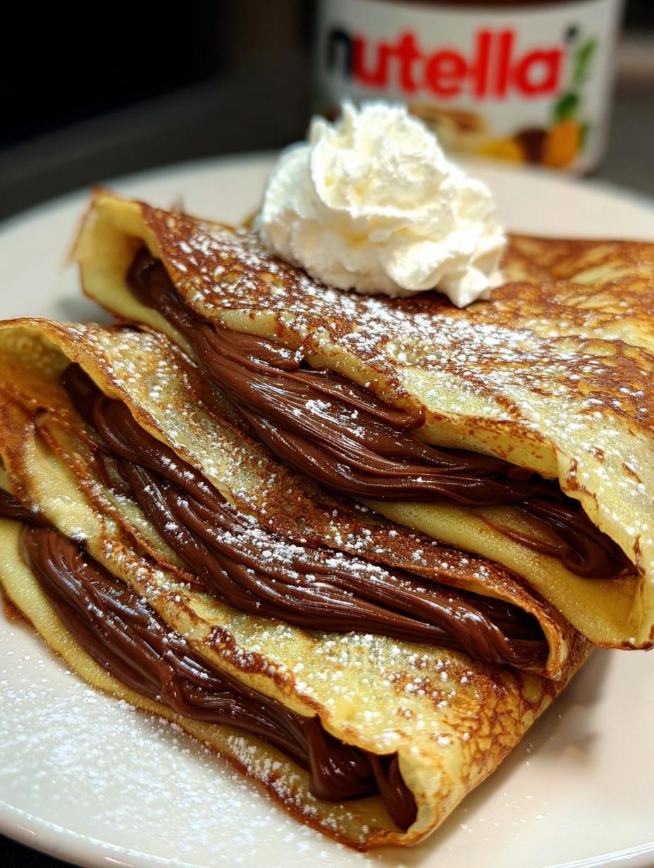 Crepas Nutella: 2 huevos para magia dulce - Crepas Nutella - additional detail