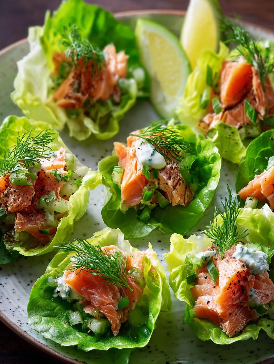 Cups de Lechuga con Salmon: ¡Delicia Fresca! - Cups Lechuga Con Salmon - additional detail