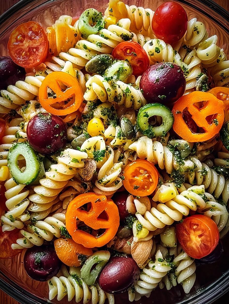 ¡Terrorífica Ensalada Pasta Halloween Con 1 sabor triunfal! - Ensalada Pasta Halloween Con - additional detail