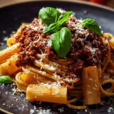 Fideos Bolonesa: 1 Receta Increíble y Deliciosa