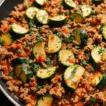 Ground Turkey Zucchini Skillet