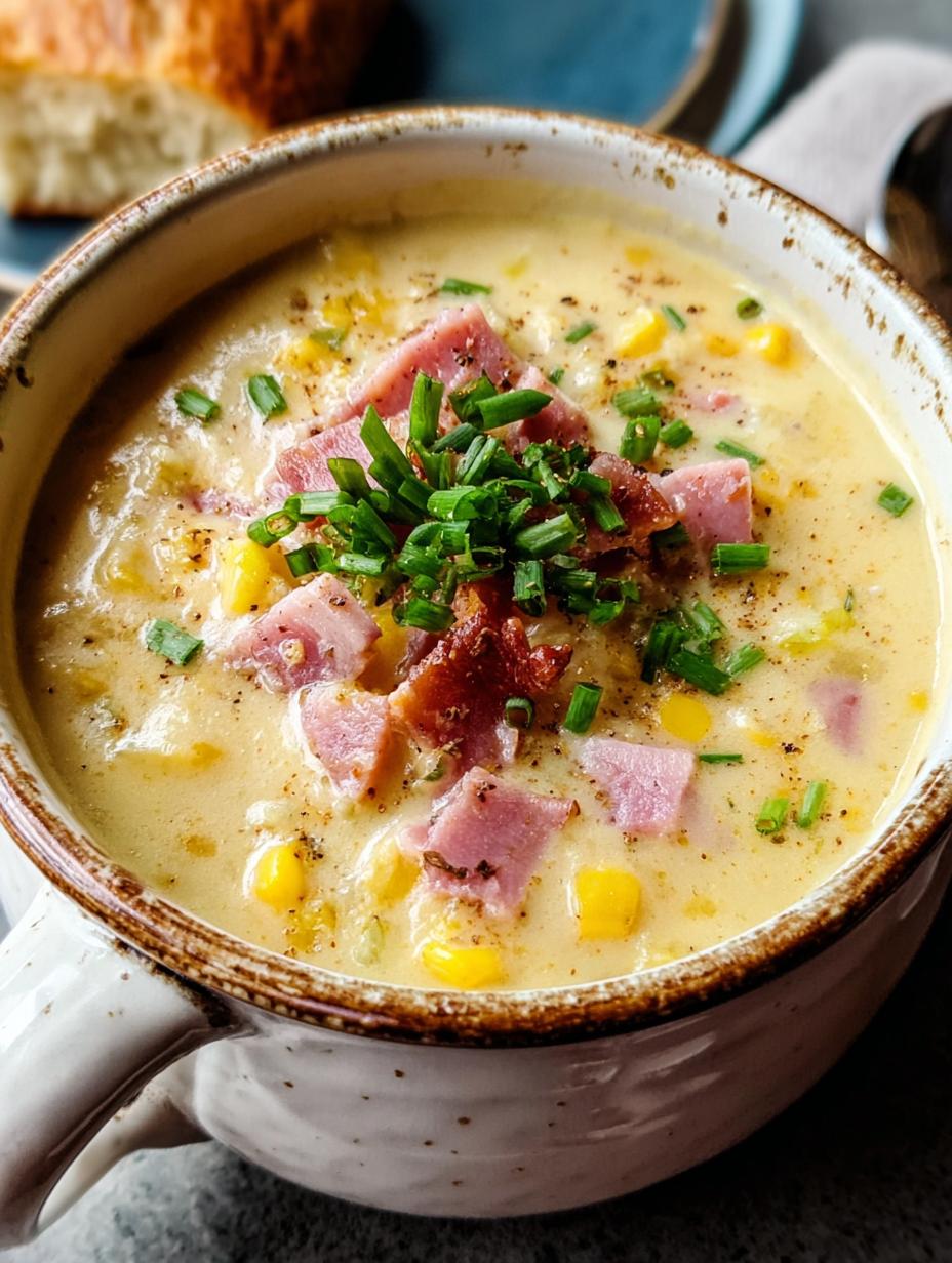 ¡Increíble Ham Corn Chowder Creamy en 5 pasos! - Ham Corn Chowder Creamy - ingredientes frescos para chowder de jamón y maíz